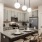 Kitchen with table sized island