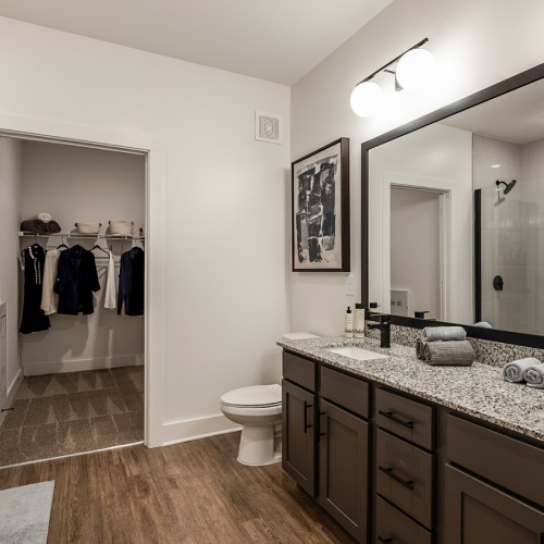 Spa like bathroom at Perla